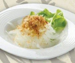 หัวหอมสไลด์ราดพอนซึ