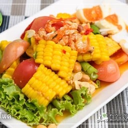 ตำข้าวโพดไข่เค็ม