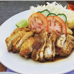 ไก่กรอบเทริยากิเป็นกับข้าว