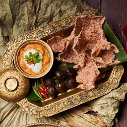 หน้าตั้ง-เมี่ยงลาว ข้าวตังทอด