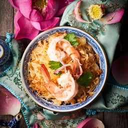 ยำส้มโอกับกุ้ง