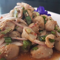 ลาบเห็ดฟาง