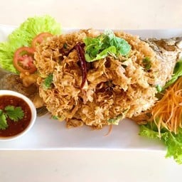 ปลากระพงทอดตะไคร้