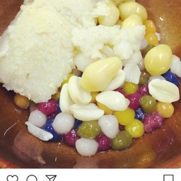 Bualoy+Grilled Rice+Ginkgo Seeds+Hot Coconut Milk