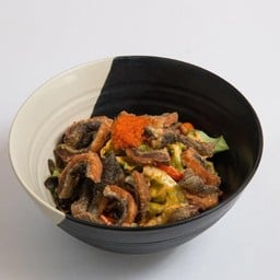 สลัดหนังปลาแซลมอน