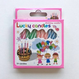 เทียนวันเกิด (บรรจุ 24 เล่ม)