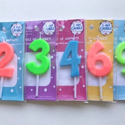 เทียนตัวเลข (แบบใหม่)