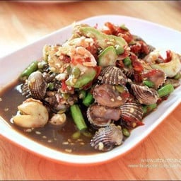 ตำหอยแครง