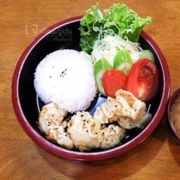 ข้าวหน้ากุ้งย่าง