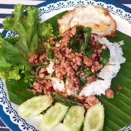 ข้าวกะเพราหมู