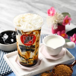 บราวน์ชูการ์นมสดเฉาก๊วย