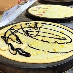 เครป กล้วยหอม + ช็อคโกแลต + ชีส