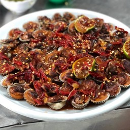 ตำปลาร้าหอยแครง 1/2กิโล