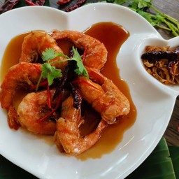 กุ้งซอสมะขาม