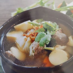 แกงจืกเต้าหู้หมูสับ