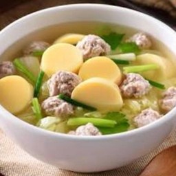 แกงจืดเต้าหู้หมูสับ