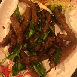 หมูทอดแดดเดียว