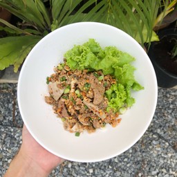 เกาเหลาคลุก(แห้ง)หมูรวม