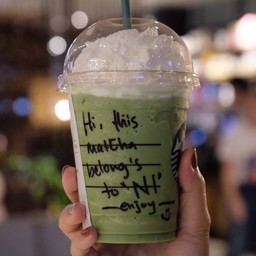 ไปที่ไหนก็ต้องไม่พลาดสั่งชาเขียวปั่น