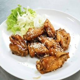 ปีกไก่ทอดน้ำมันงา