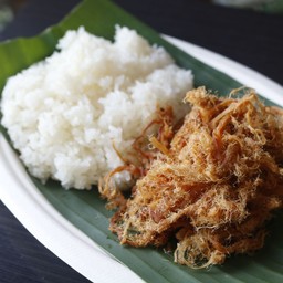 ข้าวเหนียว+หมูฝอย (ชุดเล็ก)