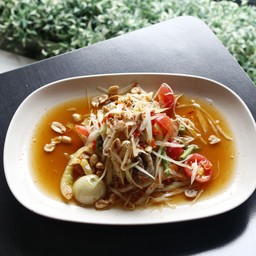 ส้มตำไทยใส่ปู (ร้าน ส้มตำ ครัวอนงค์)