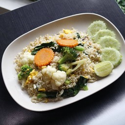 ข้าวผัดผักรวม (ร้าน Good Taste Vegetarian)