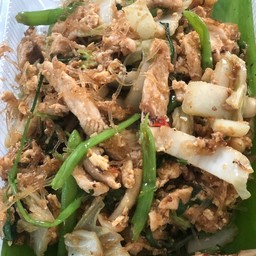 สุกี้แห้งไก่