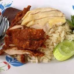 ข้าวมันไก่ 2 สี