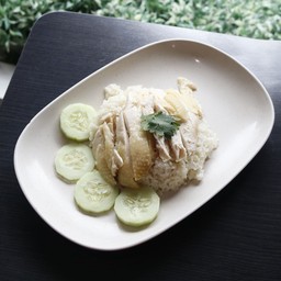 ข้าวมันไก่ ต้ม (ร้าน ข้าวมันไก่ซิ่วลั้ง)