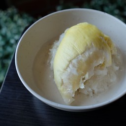 ข้าวเหนียวทุเรียน (ร้าน หัวกะทิ)