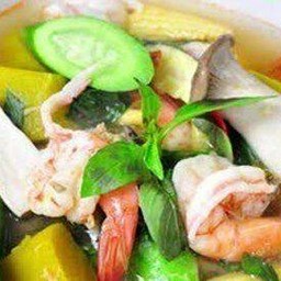 แกงเลียงกุ้งสด