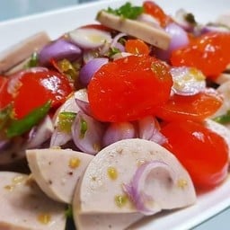 ยำเกาเหลาไข่แดงเค็ม+หมูยอ