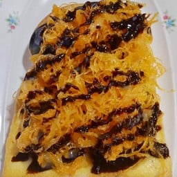 ปังปิ้งเนยนม ฝอยทอง ราดซ๊อก