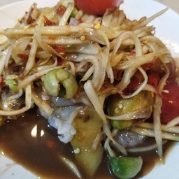 ตำกุ้งสด
