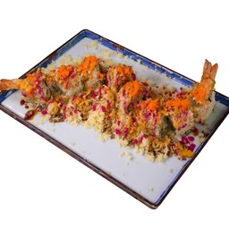 ข้าวห่อสาหร่ายไส้กุ้งเทมปุระ