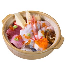 ข้าวหน้าปลาดิบรวม