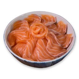 ข้าวหน้าปลาแซลมอน