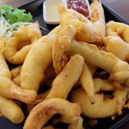 กุ้งชุปแป้งทอด