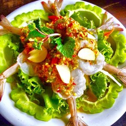 กุ้งแช่น้ำปลา