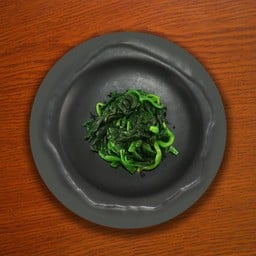 ผักโขมลวก