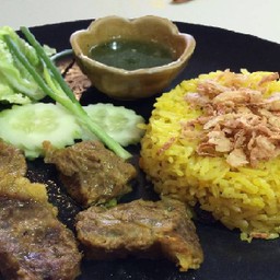 ข้าวหมกเนื้อ (กล่องฟูดเกรด เข้าไมโครเวฟได้)