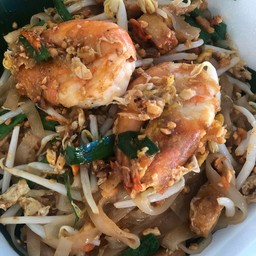 ผัดไทยกุ้งสด(พิเศษ)