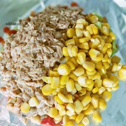 กะบับมิกซ์ทูน่า-ข้าวโพดชีส+แป้งย่าง 1 ชุด