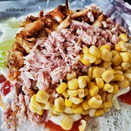 กะบับไก่+ทูน่า+ข้าวโพดชีส