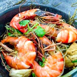 กุ้งอบวุ้นเส้น