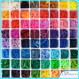 สียางจัดฟันมากมาย เลือกไม่ถูกกันเลยทีเดียว