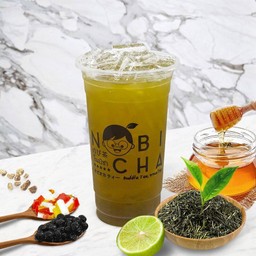 ชาเขียวน้ำผึ้งมะนาว