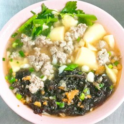 แกงจืดเต้าหูไข่หมูสับ+สาหร่าย