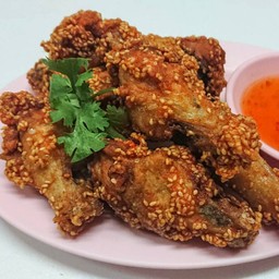 ปีกบนไก่ทอด